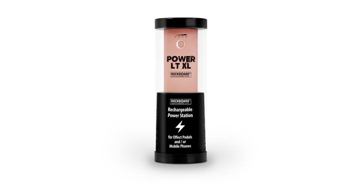 RockBoard Power LT XL (Rose Gold) - Rechargeable Effects Pedal + Mobile Power Bank