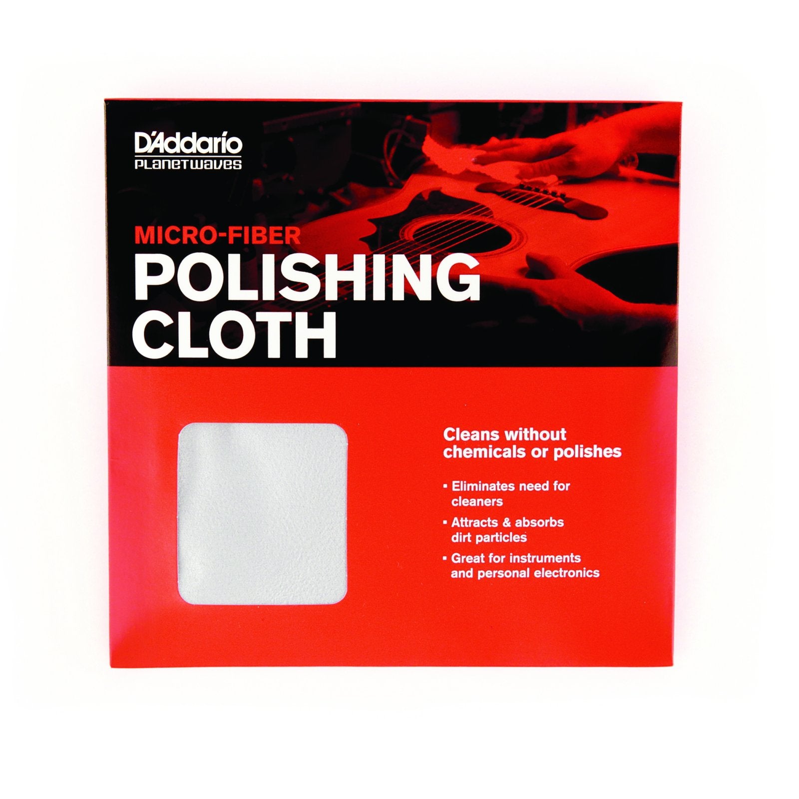 D'Addario PW-MPC Micro-Fiber Polish Cloth PW-MPC