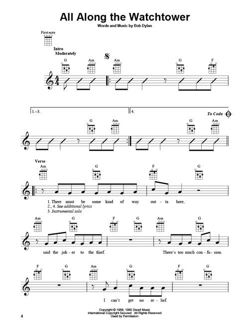 Simple Songs for Ukulele The Easiest Tunes to Strum & Sing on Ukulele (HL00156815)