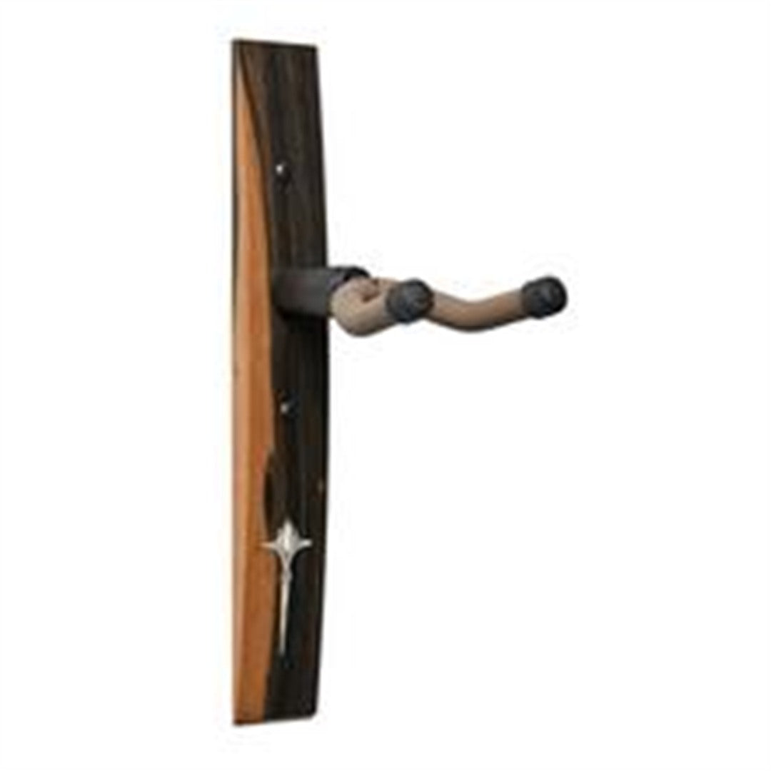 Nouveau Guitar Hanger, Ebony, Italian Acrylic Inlay, White